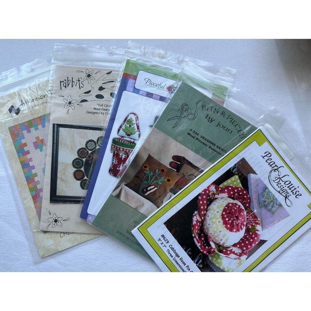 Quilting Craft patterns lot See Photos